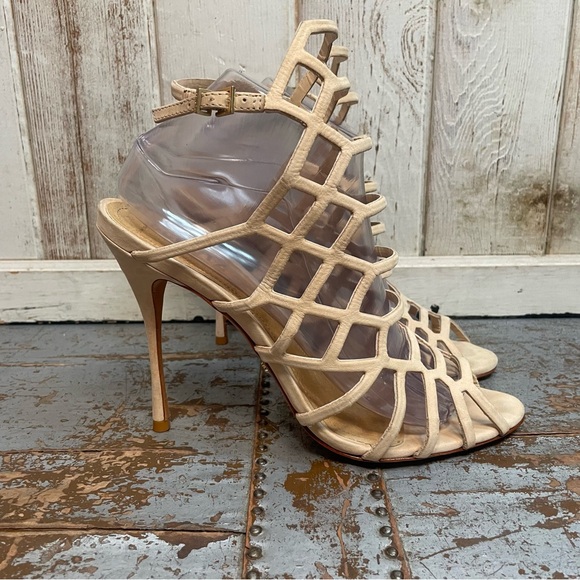 SCHUTZ Juliana Caged Stiletto Heels - Picture 3 of 16